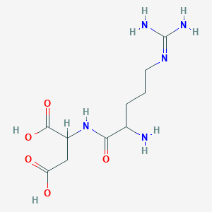 molecular formula C10H19N5O5 B102968 L-Arg-L-Asp CAS No. 15706-88-4