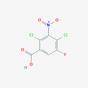 molecular formula C7H2Cl2FNO4 B010297 2,4-Dichloro-5-fluoro-3-nitrobenzoic acid CAS No. 106809-14-7