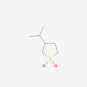 molecular formula C7H14O2S B102977 3-Propan-2-ylthiolane 1,1-dioxide CAS No. 17113-61-0