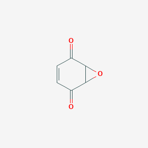 molecular formula C6H4O3 B102983 7-Oxabicyclo[4.1.0]hept-3-ene-2,5-dione CAS No. 15254-69-0