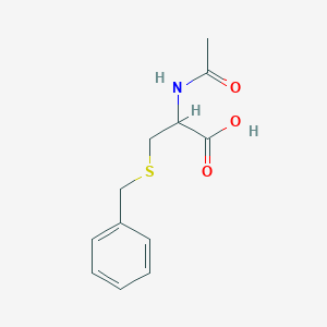 molecular formula C12H15NO3S B102984 2-乙酰氨基-3-(苄硫基)丙酸 CAS No. 19538-71-7
