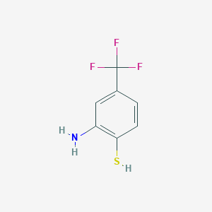 molecular formula C7H6F3NS B102987 2-Amino-4-(trifluoromethyl)benzenethiol CAS No. 19406-49-6