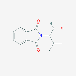 molecular formula C13H13NO3 B102991 alpha-Phthalimido-beta-methylbutyraldehyde CAS No. 17239-52-0