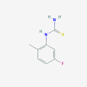 molecular formula C8H9FN2S B103001 5-Fluoro-2-methylphenylthiourea CAS No. 16822-86-9
