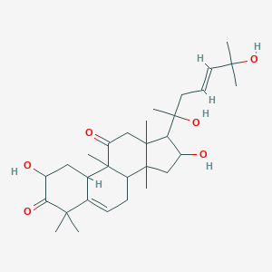 molecular formula C30H46O6 B103002 22-deoxocucurbitacin D CAS No. 15371-78-5
