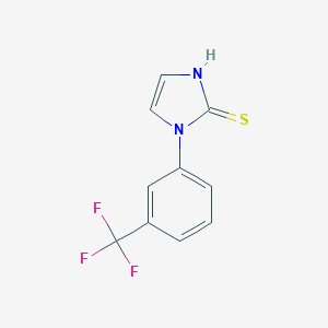 molecular formula C10H7F3N2S B103003 1-(3-Trifluoromethylphenyl)imidazoline-2-thione CAS No. 17452-08-3