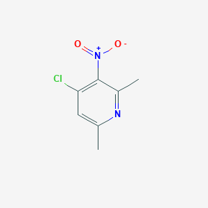 molecular formula C7H7ClN2O2 B103006 4-Chloro-2,6-dimethyl-3-nitropyridine CAS No. 15513-48-1