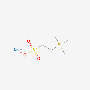 molecular formula C5H13NaO3SSi B103023 Sodium 2-(trimethylsilyl)ethane-1-sulfonate CAS No. 18143-40-3