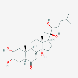 molecular formula C27H44O6 B103026 Ponasterone B CAS No. 19338-77-3