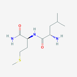 molecular formula C11H23N3O2S B103033 BOMBESIN 13-14 CAS No. 16217-56-4