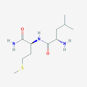 molecular formula C11H23N3O2S B103033 (2S)-2-amino-N-[(2S)-1-amino-4-methylsulfanyl-1-oxobutan-2-yl]-4-methylpentanamide CAS No. 16217-56-4