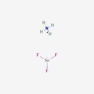 molecular formula F2Sn.FH.H3N B103042 Ammonium trifluorostannate(II) (7CI) CAS No. 15660-29-4