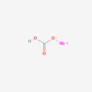 molecular formula RbHCO3<br>CHO3R B103053 Rubidium hydrogen carbonate CAS No. 19088-74-5