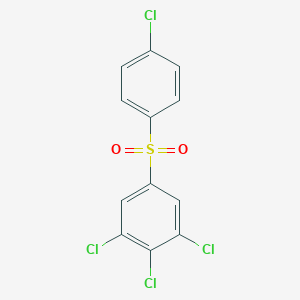 molecular formula C12H6Cl4O2S B103059 1,2,3-Trichloro-5-(4-chlorophenyl)sulfonylbenzene CAS No. 16485-36-2