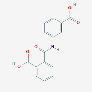 molecular formula C15H11NO5 B103060 2-[(3-Carboxyphenyl)carbamoyl]benzoic acid CAS No. 19368-09-3