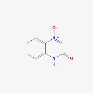 molecular formula C8H6N2O2 B103064 4-oxido-1H-quinoxalin-4-ium-2-one CAS No. 17508-35-9