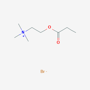 molecular formula C8H18BrNO2 B103082 Trimethyl[2-(1-oxopropoxy)ethyl]ammonium bromide CAS No. 16332-26-6