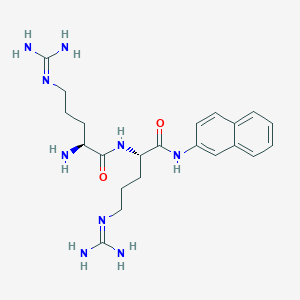 molecular formula C22H33N9O2 B103105 Arginylarginine 2-naphthylamide CAS No. 15483-59-7