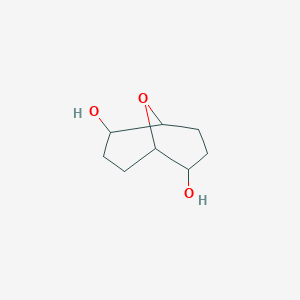 molecular formula C8H14O3 B103110 9-Oxabicyclo[3.3.1]nonane-2,6-diol CAS No. 15458-61-4