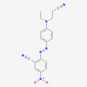 molecular formula C18H16N6O2 B103122 Disperse red 73 CAS No. 16889-10-4
