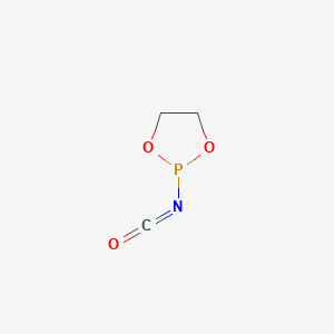 molecular formula C3H4NO3P B103130 2-Isocyanato-1,3,2-dioxaphospholane CAS No. 17419-12-4