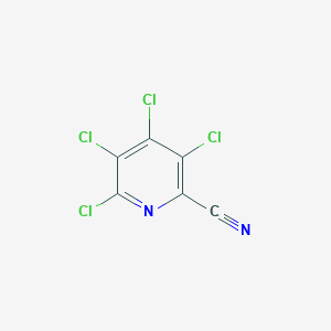 molecular formula C6Cl4N2 B103138 3,4,5,6-Tetrachloropyridine-2-carbonitrile CAS No. 17824-83-8