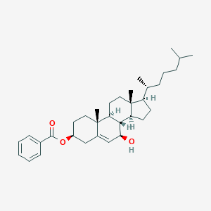 molecular formula C34H50O3 B103144 5-Cholestene-3beta,7beta-diol 3-benzoate CAS No. 17974-80-0