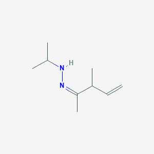molecular formula C9H18N2 B103156 3-Methyl-4-penten-2-one isopropyl hydrazone CAS No. 16713-39-6