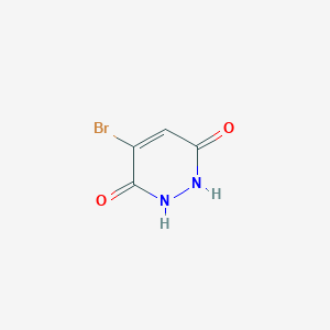 molecular formula C4H3BrN2O2 B103161 4-溴-1,2-二氢哒嗪-3,6-二酮 CAS No. 15456-86-7
