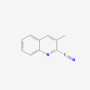 molecular formula C11H8N2 B103162 3-Methylquinoline-2-carbonitrile CAS No. 19051-05-9