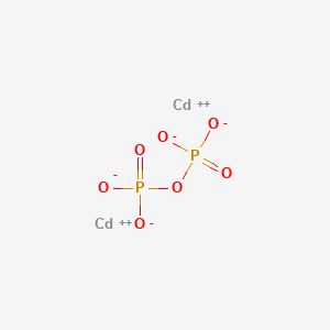 molecular formula Cd2O7P2 B103164 Diphosphoric acid, cadmium salt (1:2) CAS No. 15600-62-1