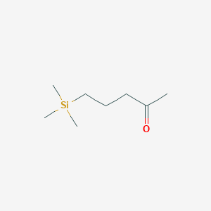 molecular formula C8H18OSi B103169 5-(Trimethylsilyl)-2-pentanone CAS No. 17012-93-0