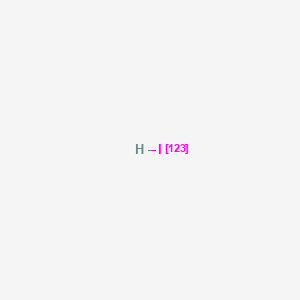 molecular formula HI B103173 Iodine I-123 CAS No. 15715-08-9