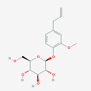 molecular formula C16H22O7 B103176 Eugenol glucoside CAS No. 18604-50-7