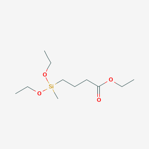 molecular formula C11H24O4Si B103185 Ethyl 4-(diethoxymethylsilyl)butyrate CAS No. 16068-01-2