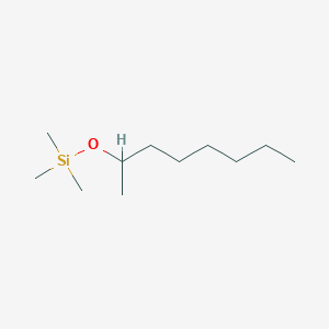 molecular formula C11H26OSi B103192 Silane, trimethyl[(1-methylheptyl)oxy]- CAS No. 18023-52-4