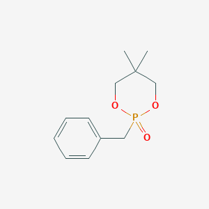 molecular formula C12H17O3P B103206 1,3,2-Dioxaphosphorinane, 5,5-dimethyl-2-(phenylmethyl)-, 2-oxide CAS No. 15761-96-3