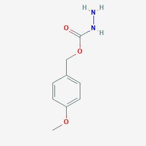 molecular formula C9H12N2O3 B103214 p-Methoxybenzyl carbazate CAS No. 18912-37-3