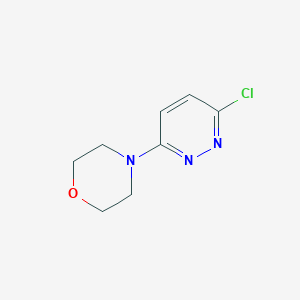 molecular formula C8H10ClN3O B103216 4-(6-Chloropyridazin-3-yl)morpholine CAS No. 17259-32-4
