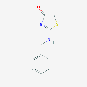 molecular formula C10H10N2OS B103217 2-苄氨基噻唑-4-酮 CAS No. 17385-69-2