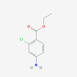 molecular formula C9H10ClNO2 B103218 Ethyl 4-amino-2-chlorobenzoate CAS No. 16017-69-9