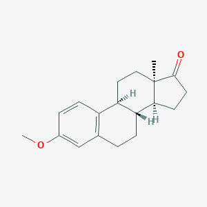 molecular formula C19H24O2 B103222 (8R,9S,13R,14S)-3-methoxy-13-methyl-7,8,9,11,12,14,15,16-octahydro-6H-cyclopenta[a]phenanthren-17-one CAS No. 17554-55-1