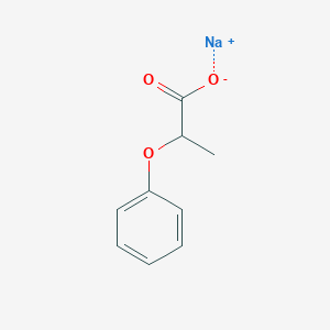 molecular formula C9H9NaO3 B103224 Sodium 2-phenoxypropionate CAS No. 17274-05-4