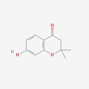molecular formula C11H12O3 B103241 7-Hydroxy-2,2-dimethyl-4-chromanone CAS No. 17771-33-4