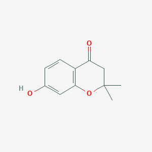 molecular formula C11H12O3 B103241 7-Hydroxy-2,2-dimethyl-2,3-dihydro-4H-chromen-4-one CAS No. 17771-33-4