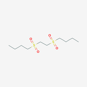 molecular formula C10H22O4S2 B103252 1,2-Bis(butylsulfonyl)ethane CAS No. 16823-95-3