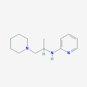 molecular formula C13H21N3 B103259 N-(1-piperidin-1-ylpropan-2-yl)pyridin-2-amine CAS No. 16571-91-8