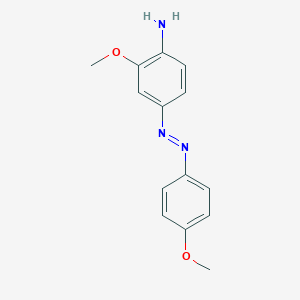 molecular formula C14H15N3O2 B103275 3,4'-Dimethoxy-4-aminoazobenzene CAS No. 17210-48-9