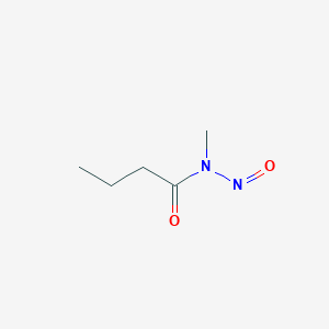 molecular formula C5H10N2O2 B103294 N-methyl-N-nitrosobutanamide CAS No. 16395-81-6