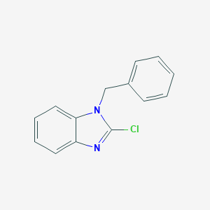 molecular formula C14H11ClN2 B103296 1-Benzyl-2-chloro-1H-benzo[d]imidazole CAS No. 43181-78-8